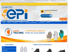 Tablet Screenshot of lojadoepimaringa.com.br